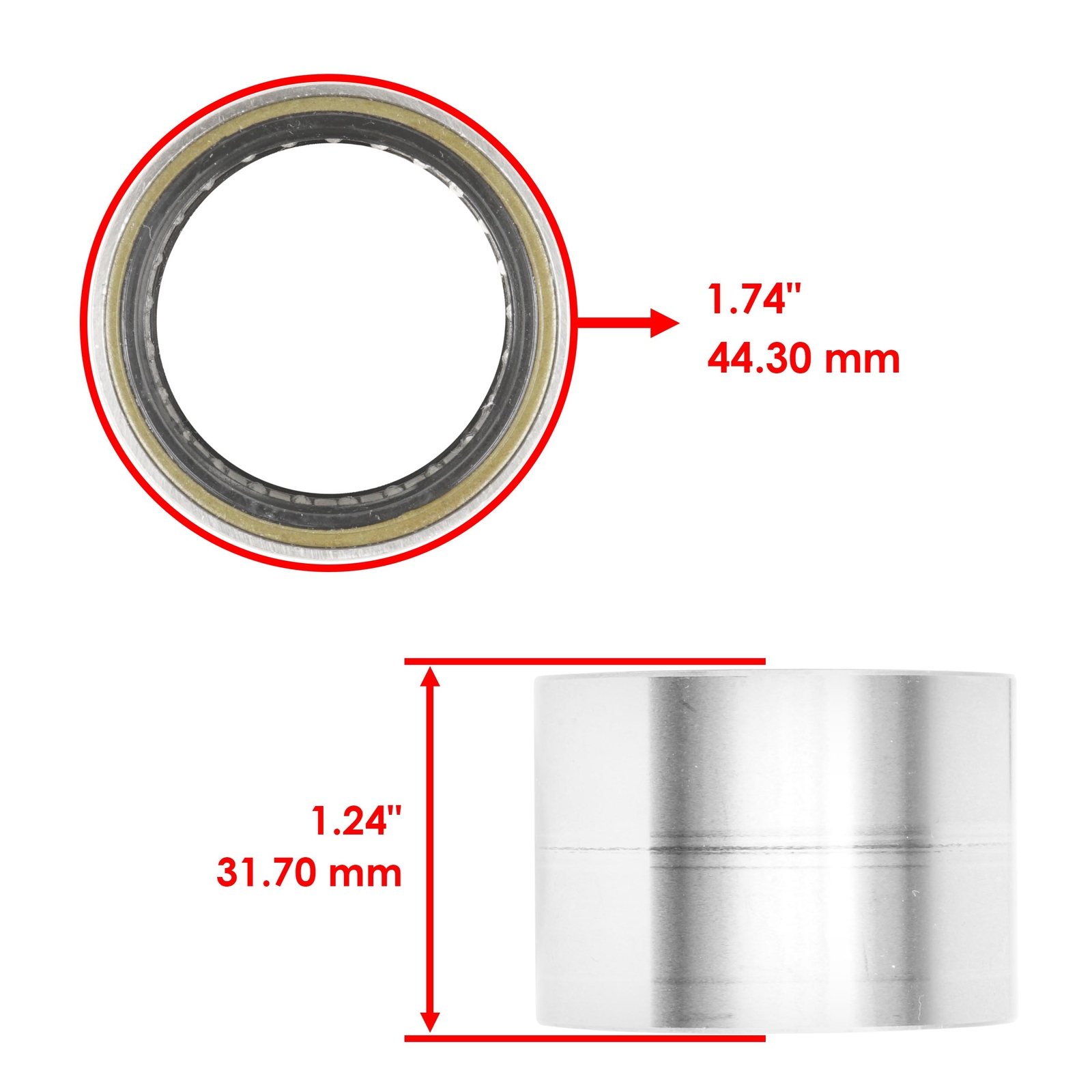 Primary Drive Clutch Rebuild Kit for Polaris RZR 900 Trail 2021 - 2024 / 1323283