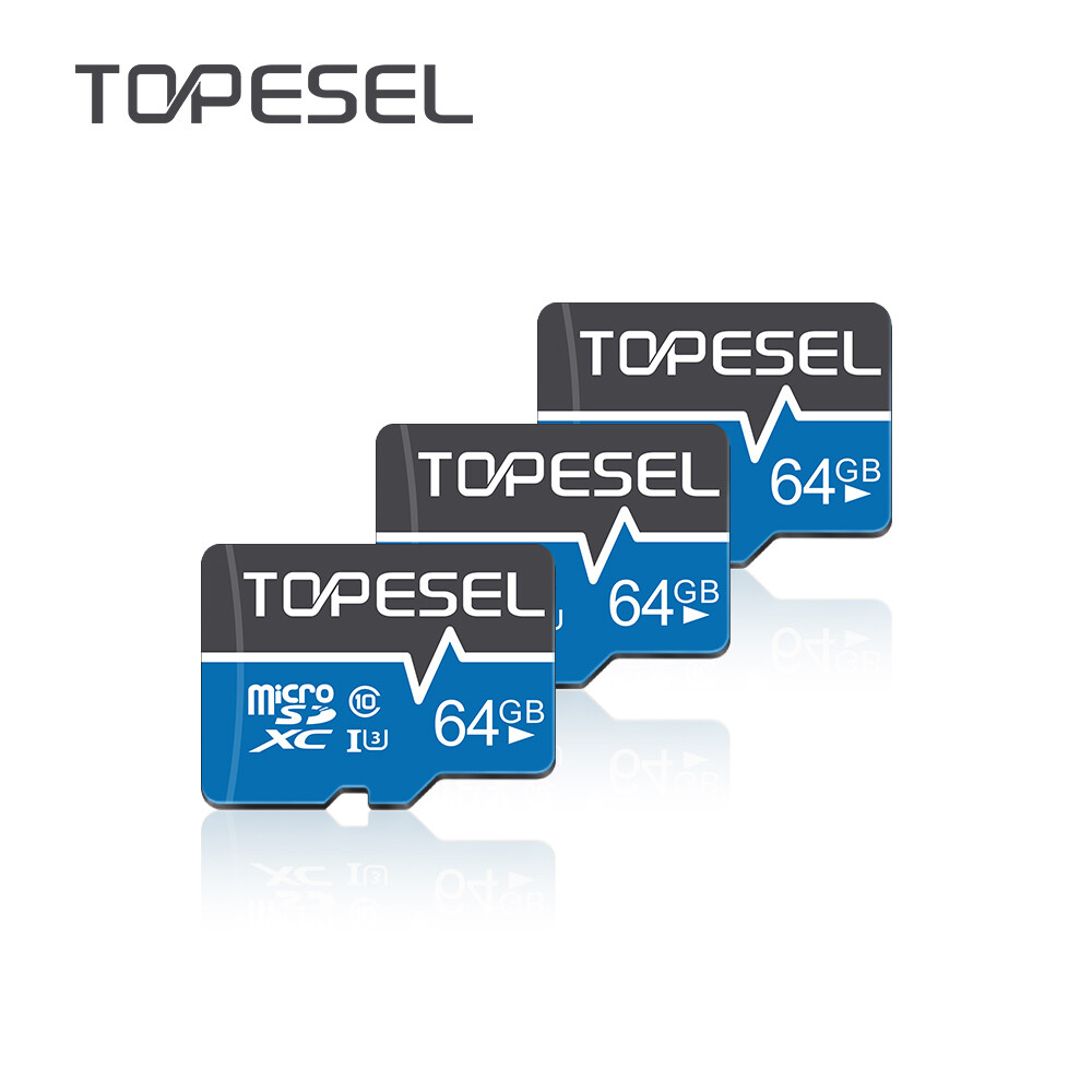 Topesel Ultra Micro SD Card C10 16GB 32GB 64GB 128GB 256GB Wholesale 1/2/5/10pcs