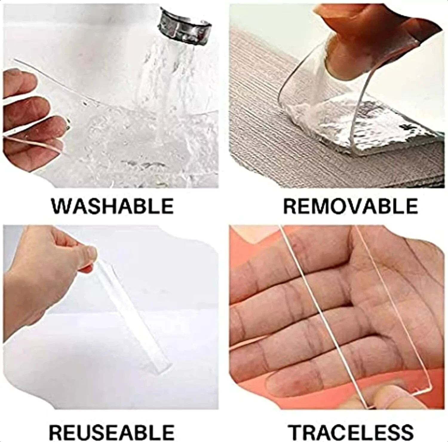 ALIEN NANO TAPE Double Sided Removable Mounting Adhesive Traceless Gel No Screws