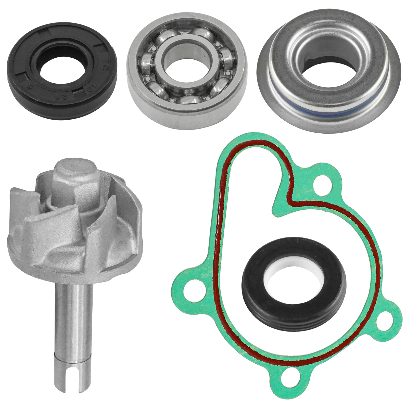 Caltric Water Pump Kit For Yamaha Kodiak 450 YFM450 2003-2006 2018-2024