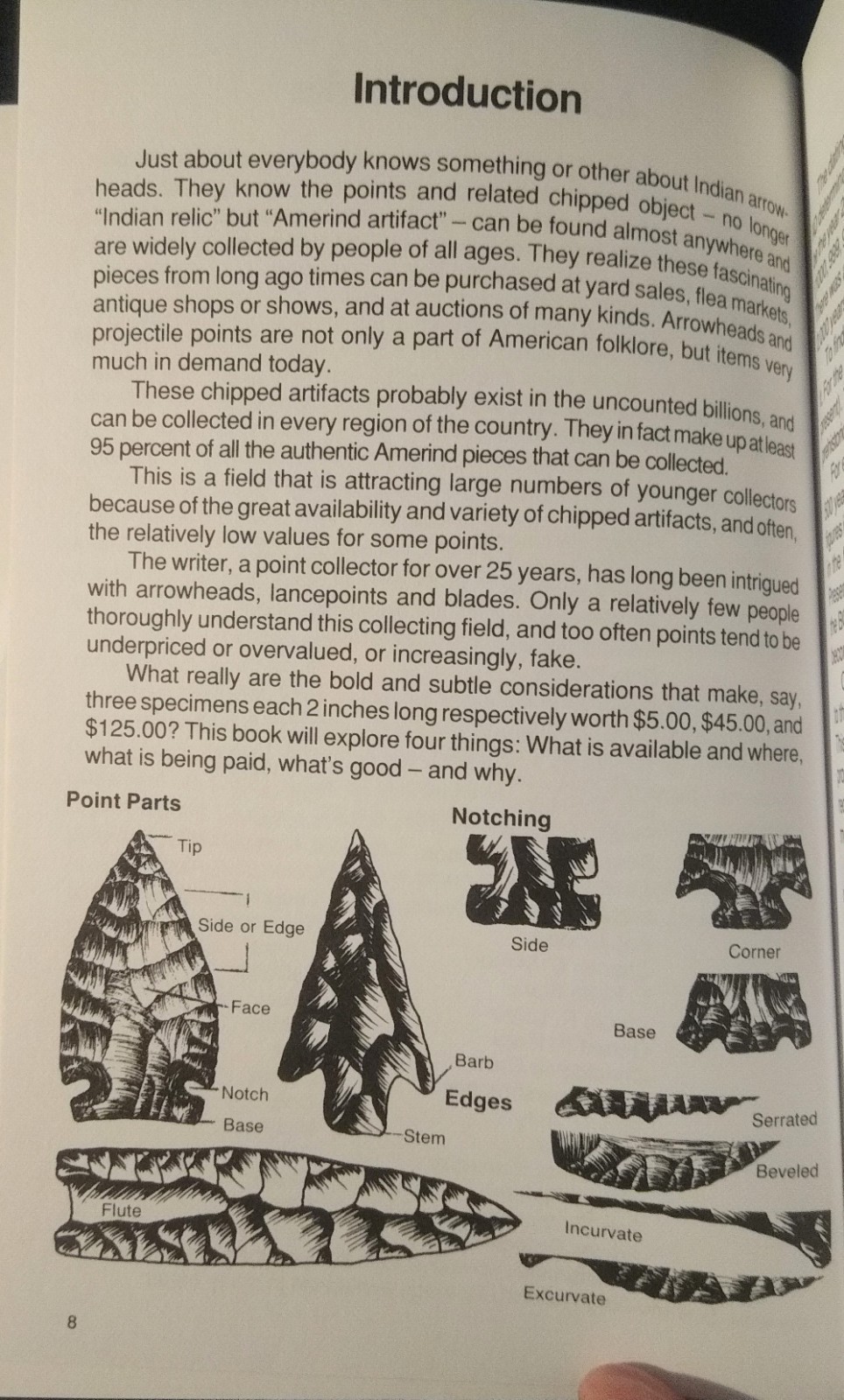"Arrowheads & Projectile Points" Guide By Lar Hothem - Illustrated