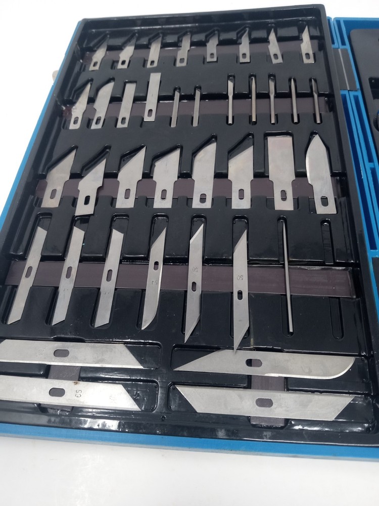 56 Pc. Precision Knife Set for Hobbies & Precision Cuts!