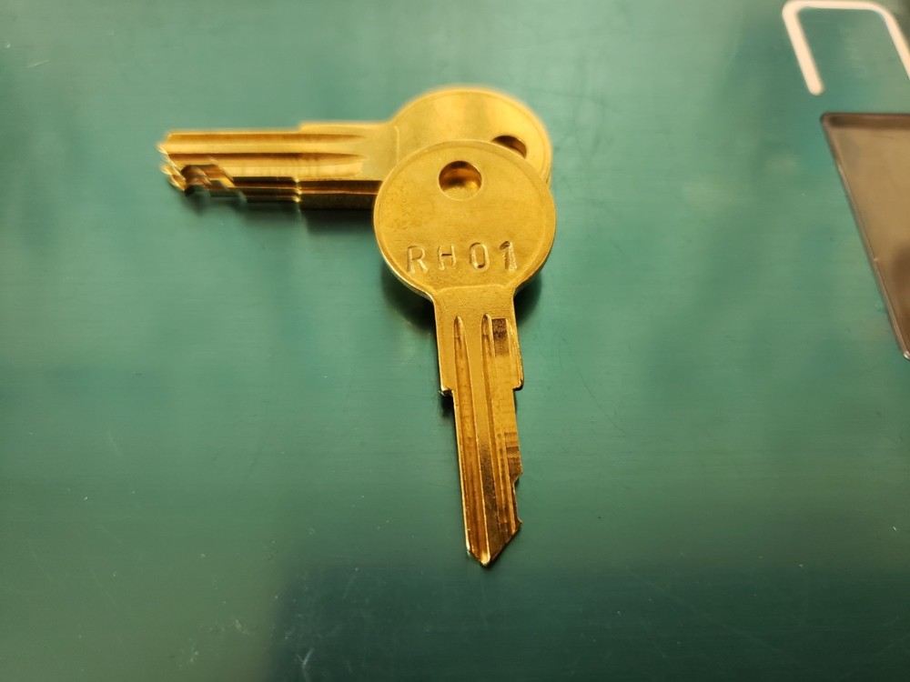 RH1-RH50 Replacement Key For Husky Truck tool boxes. Pre cut to code. Locksmith.