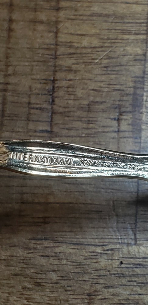 12 Silver Plate Demitasse Spoons. International Silver Co. Golden Interlude.