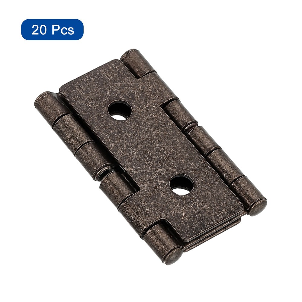 Double Acting Hinges Folding Screen, 20Pcs 1.85", Copper Red