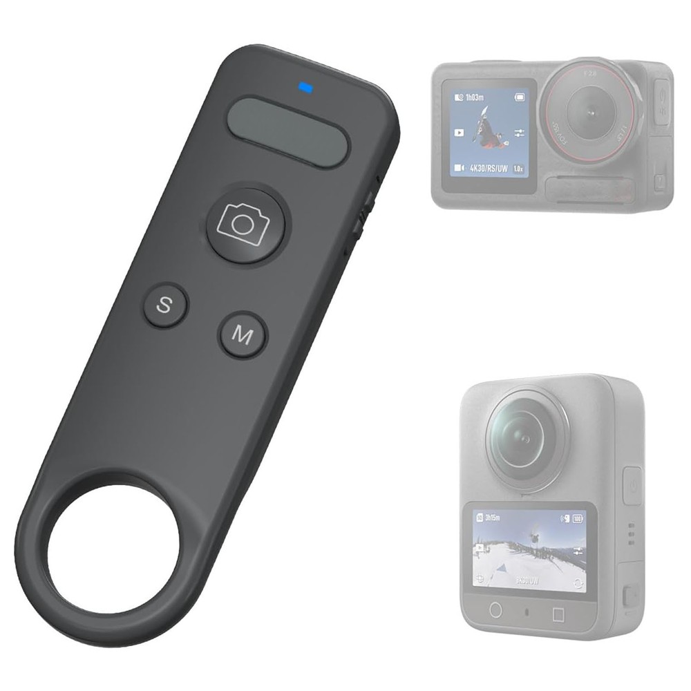 15m (49ft) Wireless Bluetooth Remote Control for DJI Action 4/5 Pro/Osmo 360