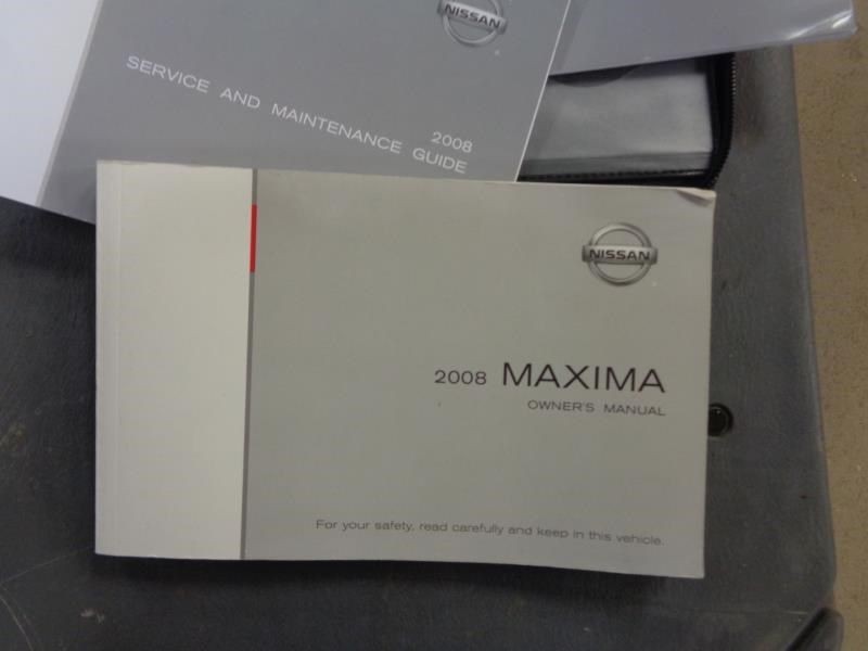 MAXIMA    08 Owners Manual 1235812