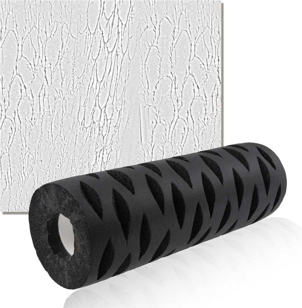 Tree Bark Pattern Drywall Texture Roller, 9-inch, Paint Roller for Walls and ...