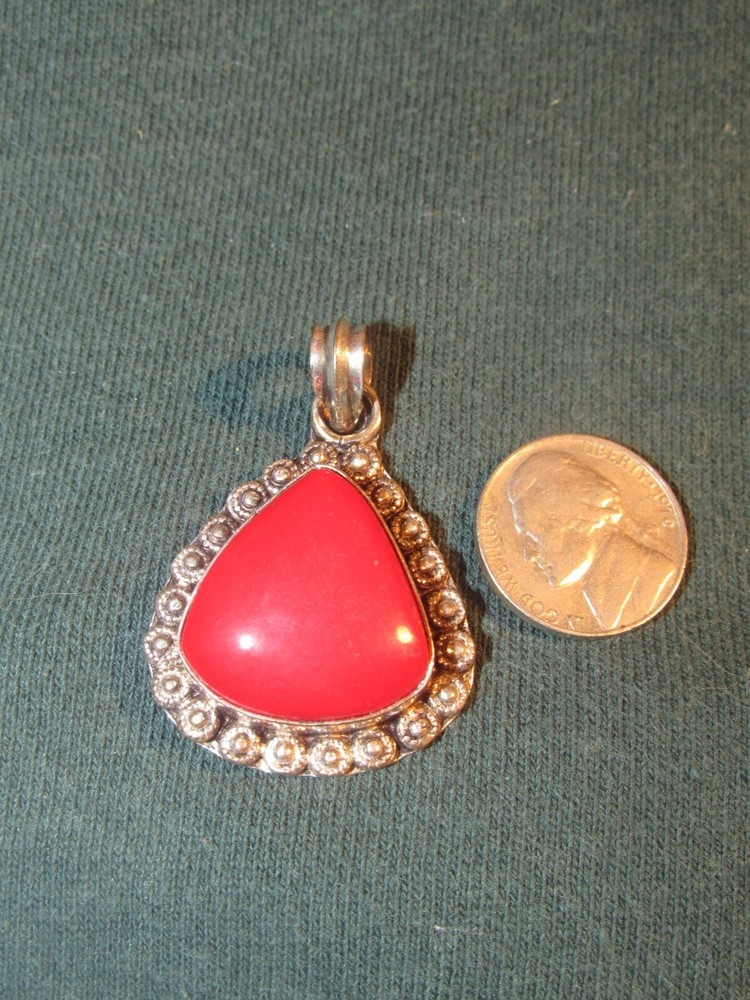 Wicca Witch Blessed Affirmation Pendant CONTENTMENT