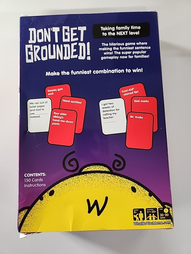 Don't Get Grounded Card Game Ages 8+