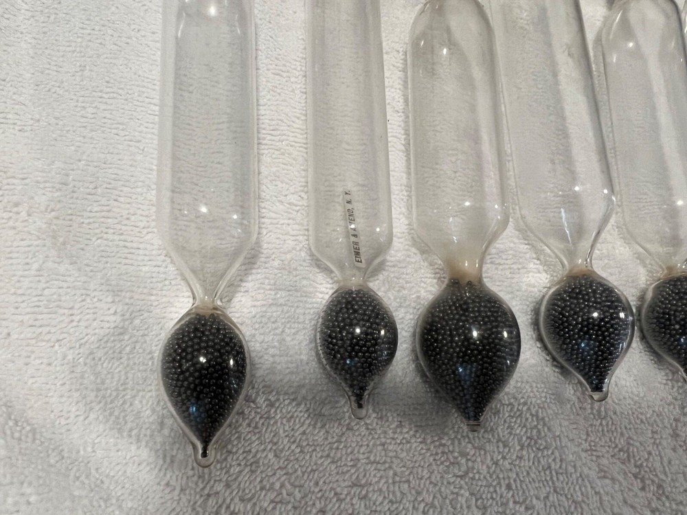 6 Vintage Scientific Floating Thermometers 