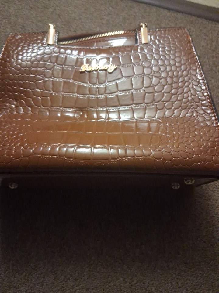 Danbury   alligator bag with pockets