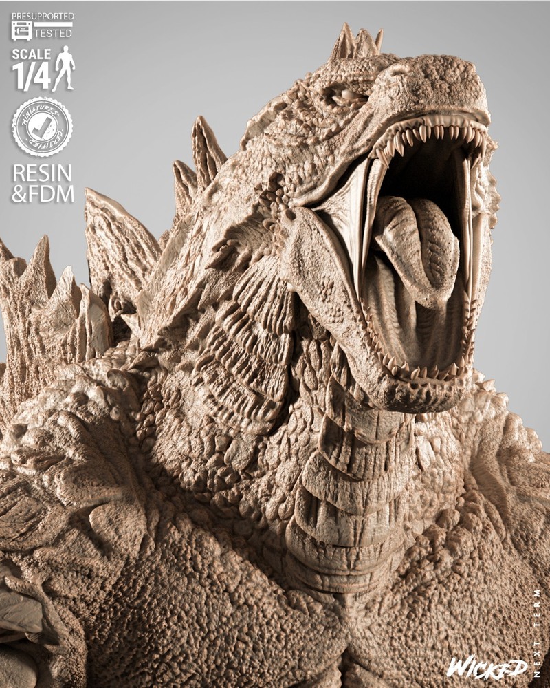 Godzilla Resin Bust Model Kit Unpainted/Unassembled