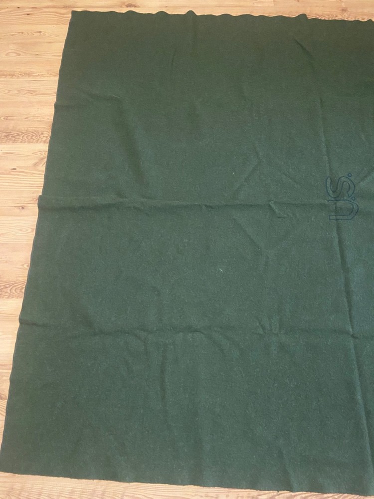 US Army Military Wool Blanket Nice Clean