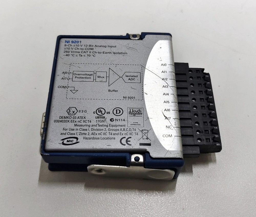 National Instruments NI 9201 194922A-01L analog input module