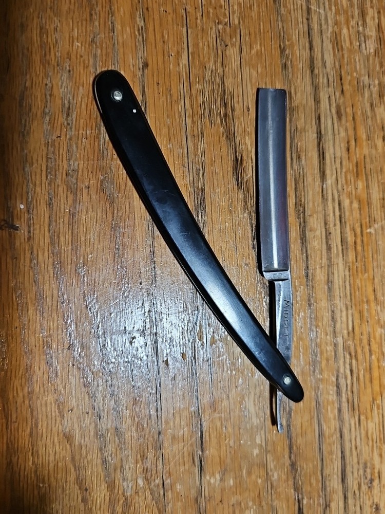Vintage Midget Branded Straight Razor, Good Blade