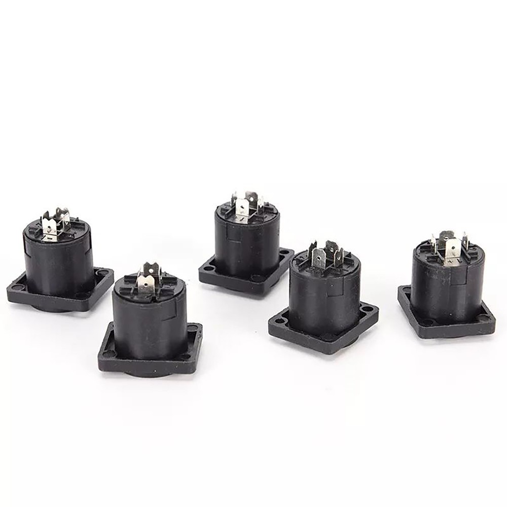 10* Speakon 4 Pin Female jack Compatible Audio Cable Panel Socket Connector