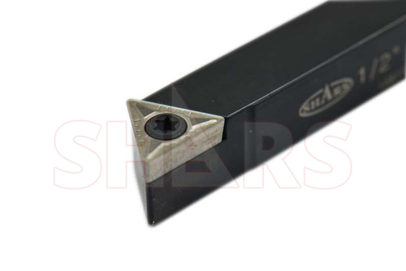 SHARS 5PC 1/2" INDEXABLE TURNING TOOL BIT + INSERTS + CERTIFICATE Save $30.00 ^]