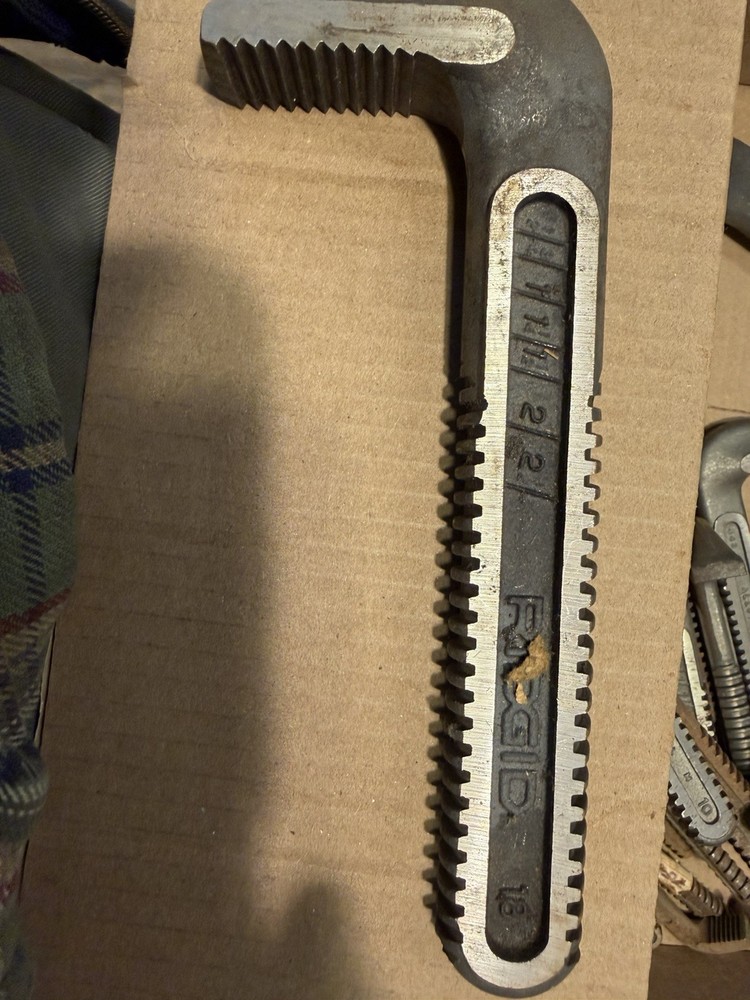RIDGID Pipe Wrench Hook Jaws-Various sizes NOS
