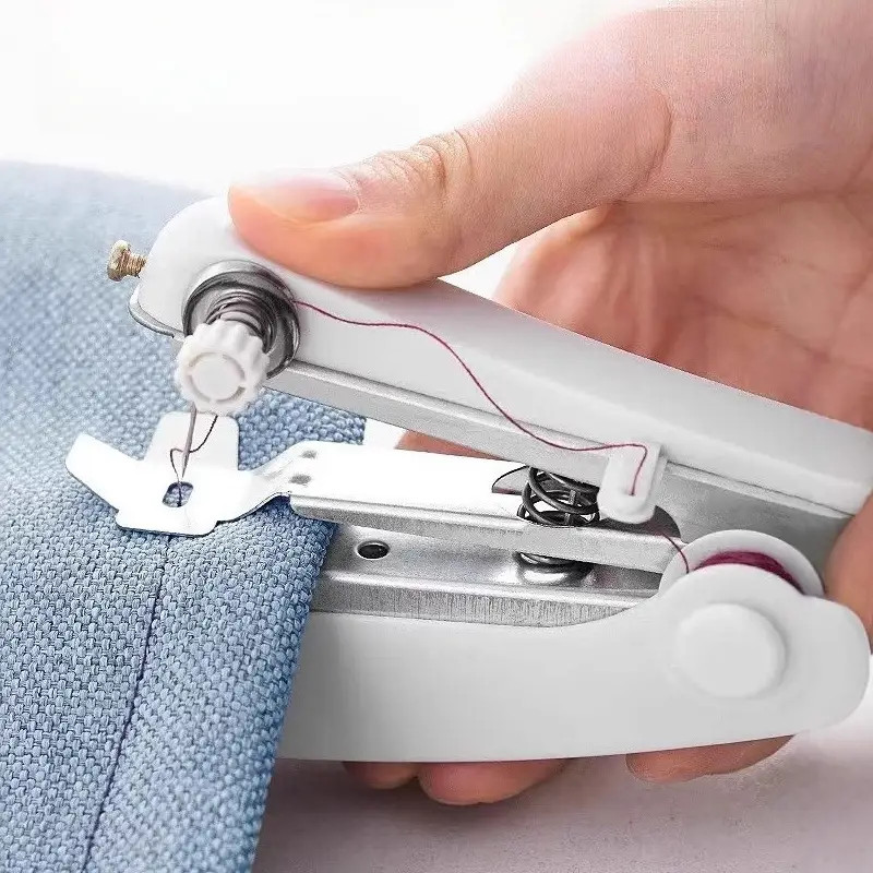 Portable Handheld Sewing Machine DIY Mini Sewing Stitching Machine Quick Sewing
