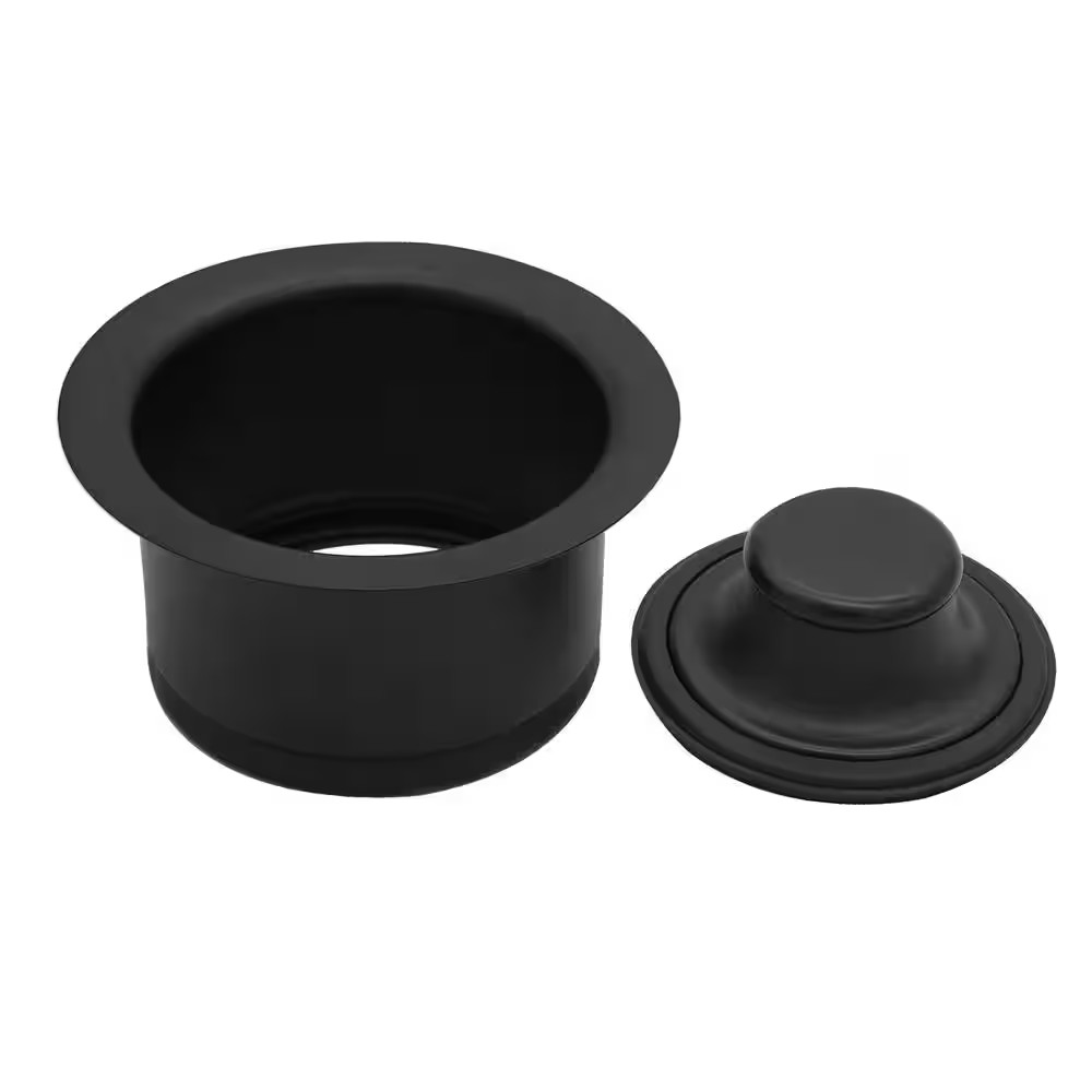 COMBO PACK 3-1/2 In. Post Style Kitchen Sink Strainer and Extra-Deep Collar Disp