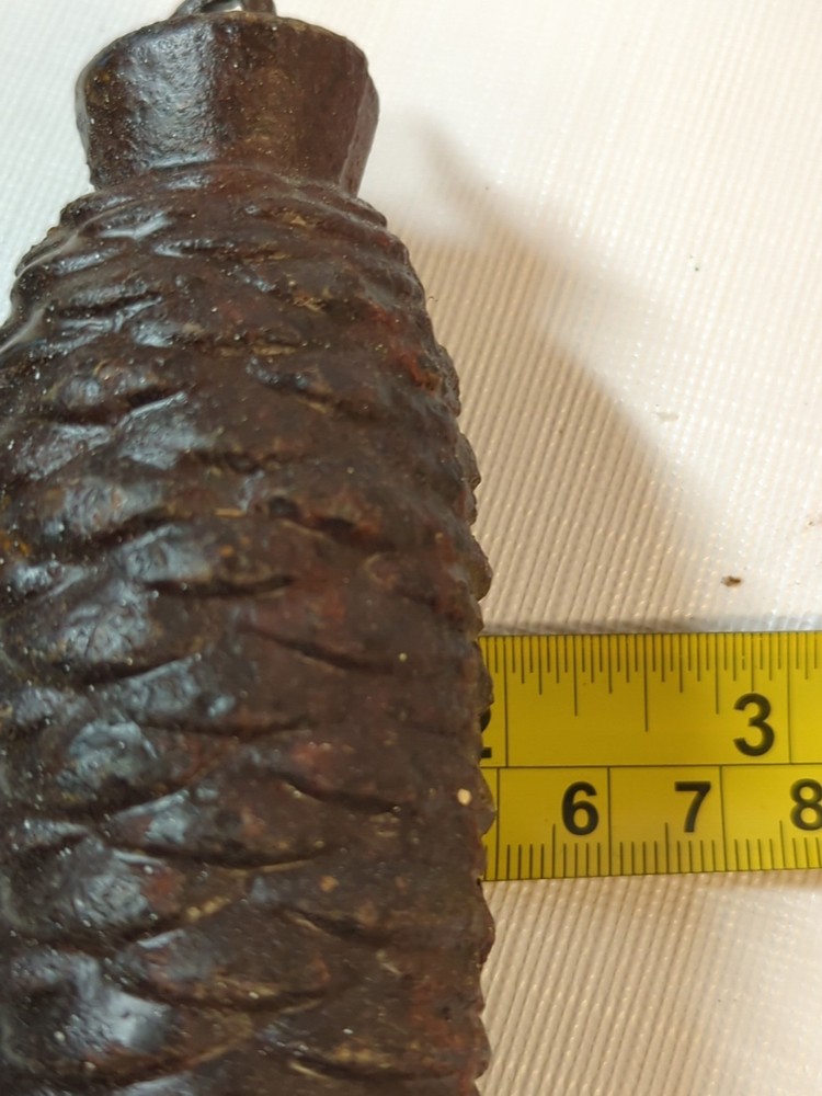 2 Cuckoo Clock Pine Cone Weights 2lb 10oz Each 7 x 2"