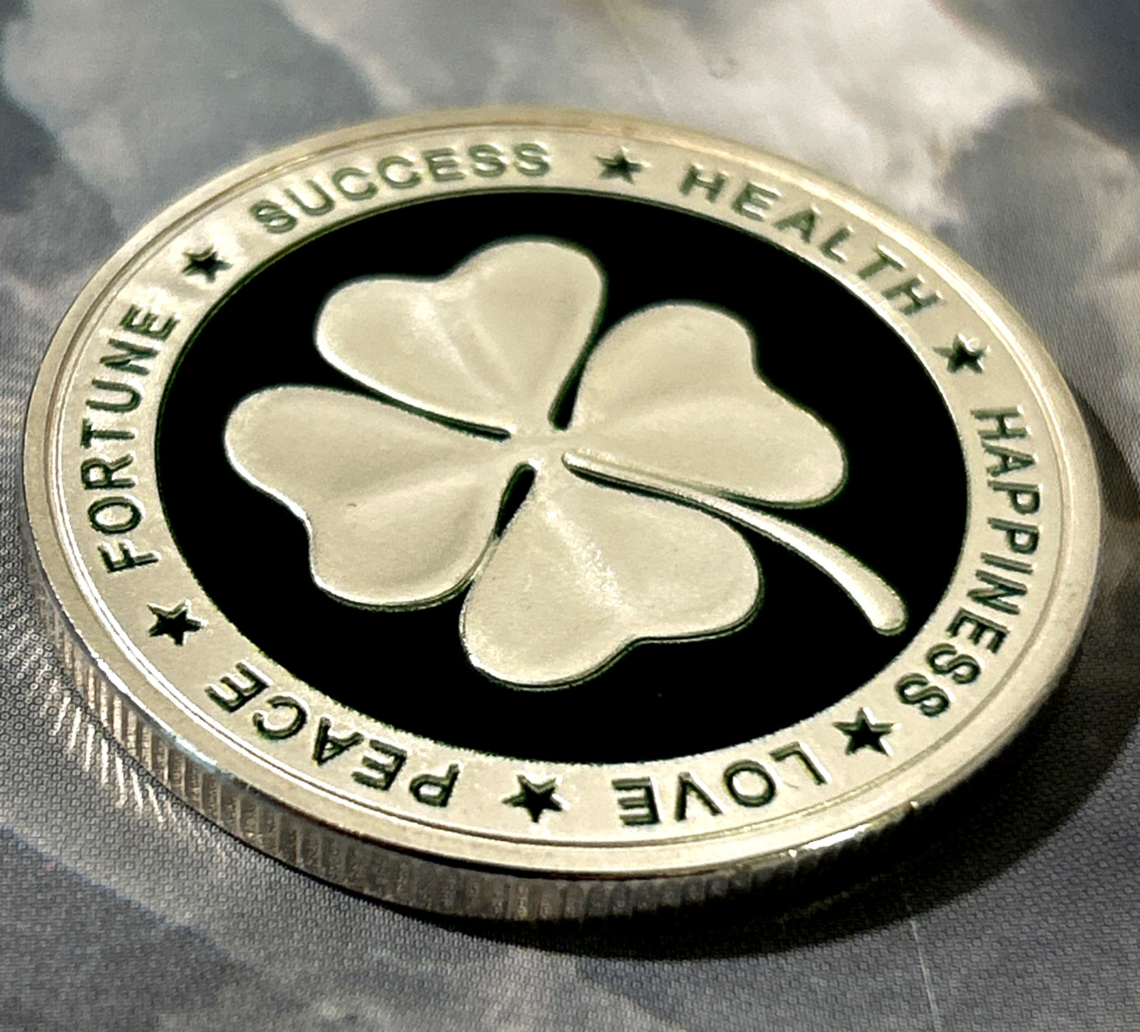Irish Shamrock Lucky🍀777 Golf Ball Marker Pocket Coin-Metal 1.5" Premium Grade