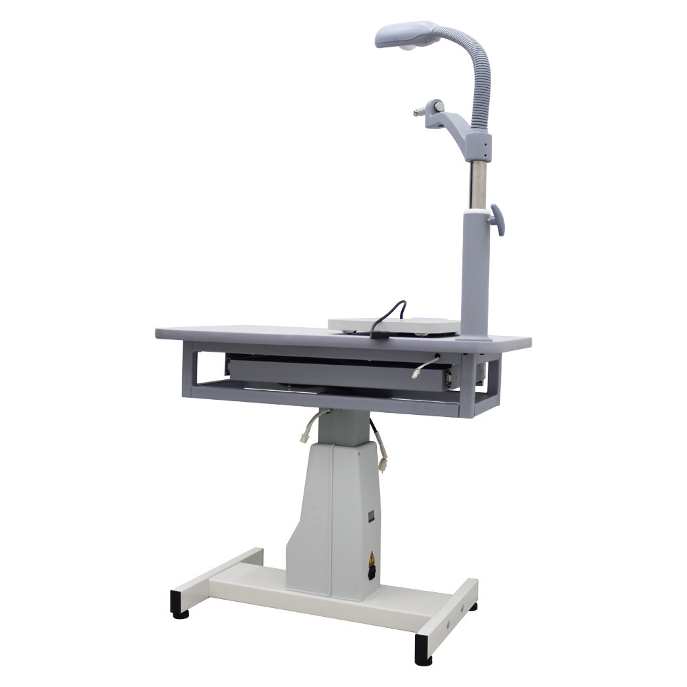Automatic Optometry Ophthalmic Eyeglass Test Stand light Adjustable Height Table