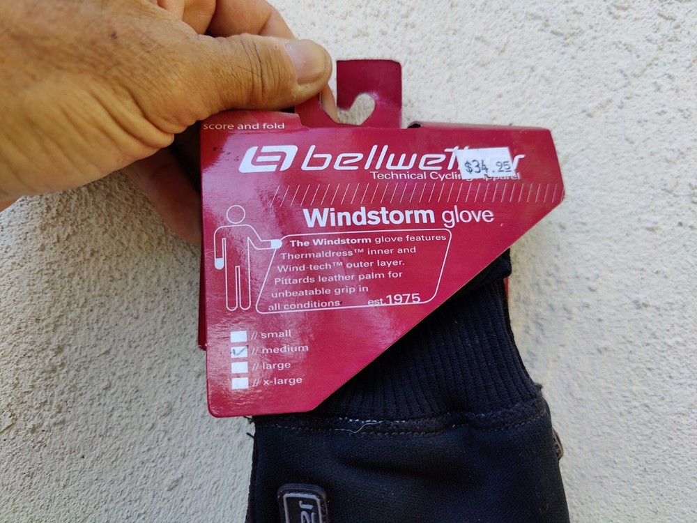 Bellwether Size Medium Cycling Gloves New Leather