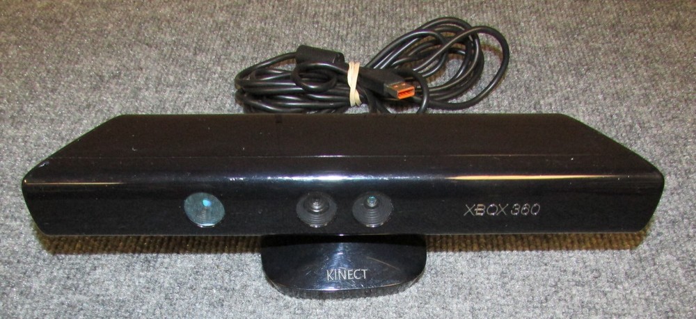 Microsoft Xbox 360 Black Kinect Sensor Bar Only (1414 ) Fast Shipping