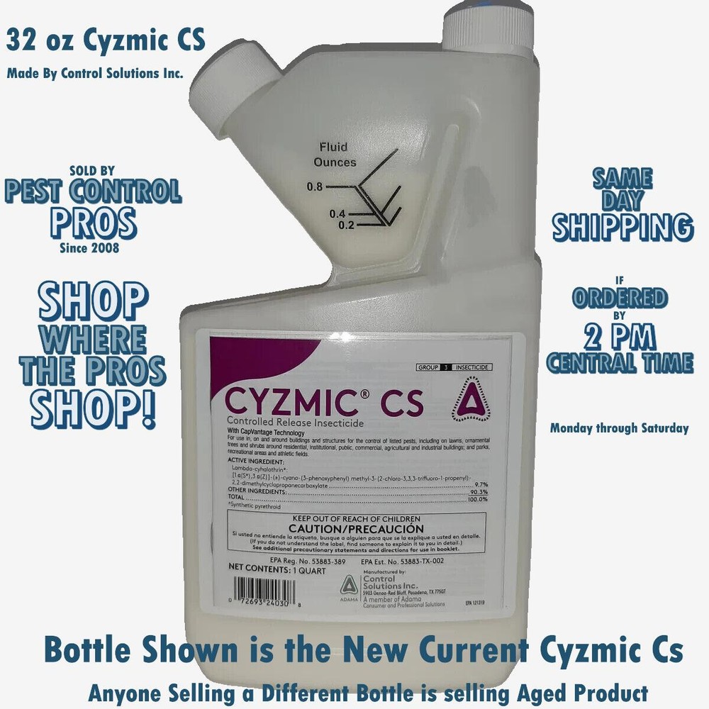 32 oz Cyzmic CS Multi Use Pest Insecticide Insect Control Generic Demand