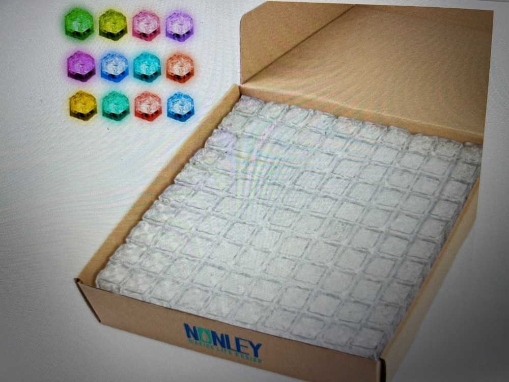 Nonley 200pc Led Ice Cubes Multicolor Waterproof