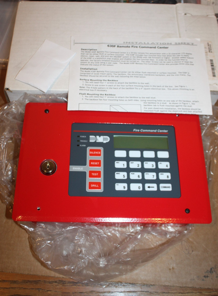 DMP 630F-R Remote Fire Command Annunciator New Open Box
