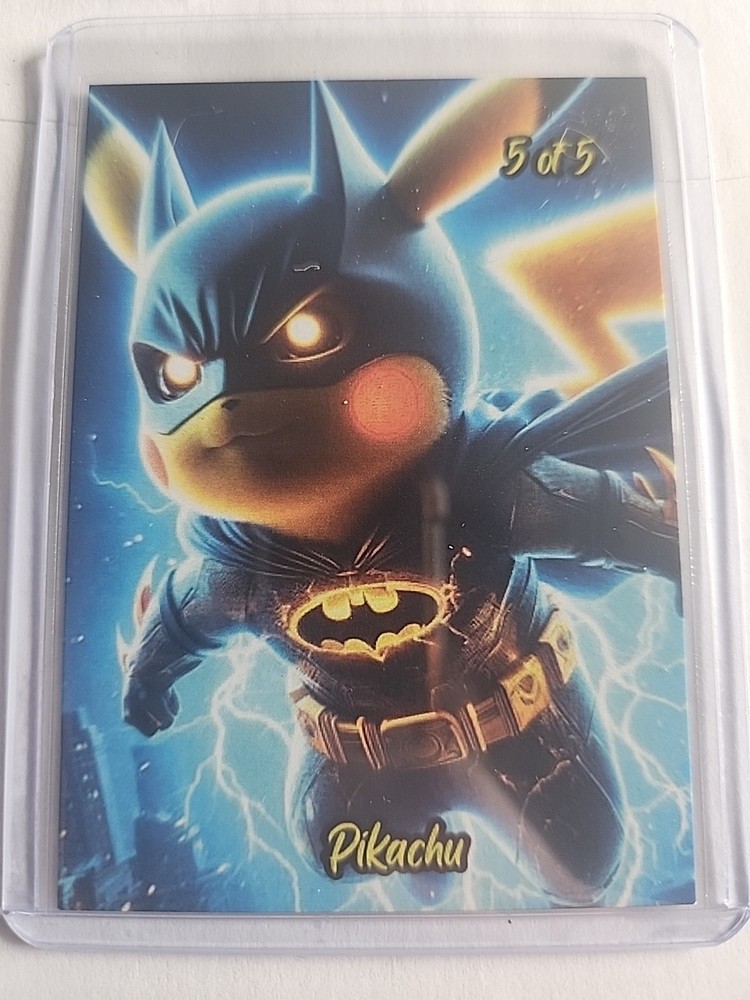 Batman Pikachu 5/5 Custom Card