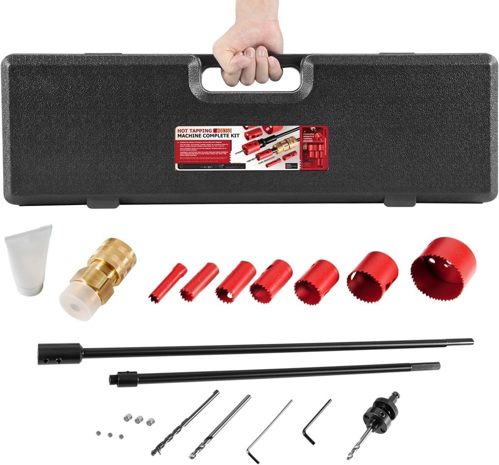 Replace for 08350 Mechanical Hot Tapping Machine Complete Kit for NPT 300 psi