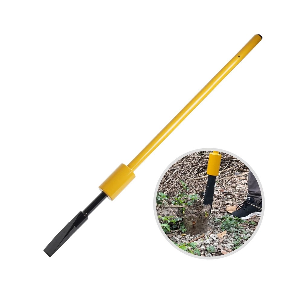 Root Cutting Tool, Hole Digging Tool, Tamping Bars, Garden Remover Tool for B...