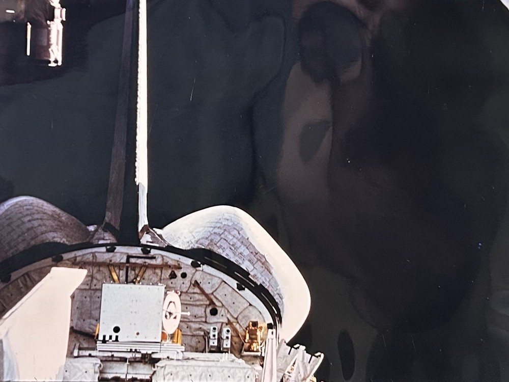 1981 NASA Rockwell Shuttle Columbia Stabilizer Presentation Transparency-2153