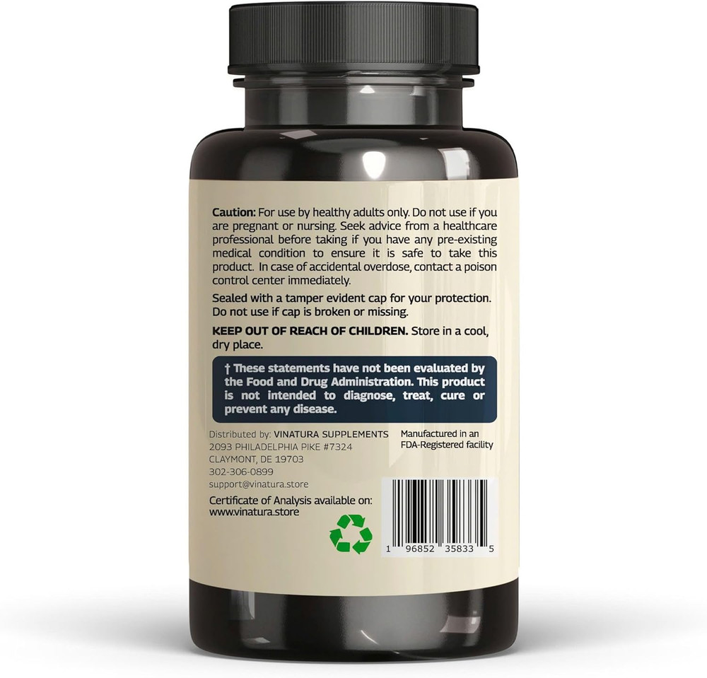 Red Vine Leaf & Horse Chestnut Extract - Circulation Support 60 Caps