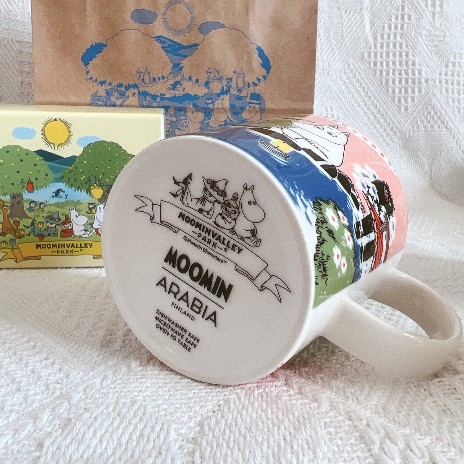 Moomin ARABIA Mug 2pcs Set Simple Joy 2026 & Park 2023 Limited w/ Bag -Fast Ship