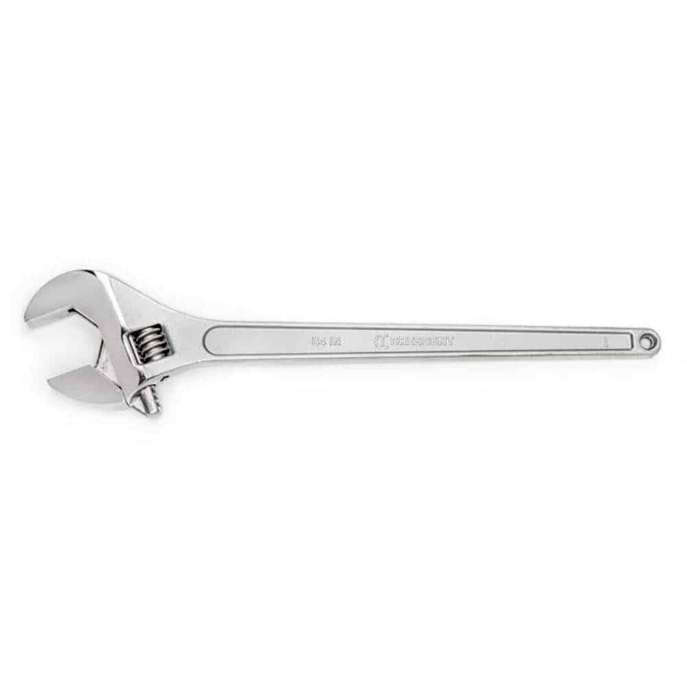 Crescent AC224VS Adjustable Wrench: Chrome-Plated