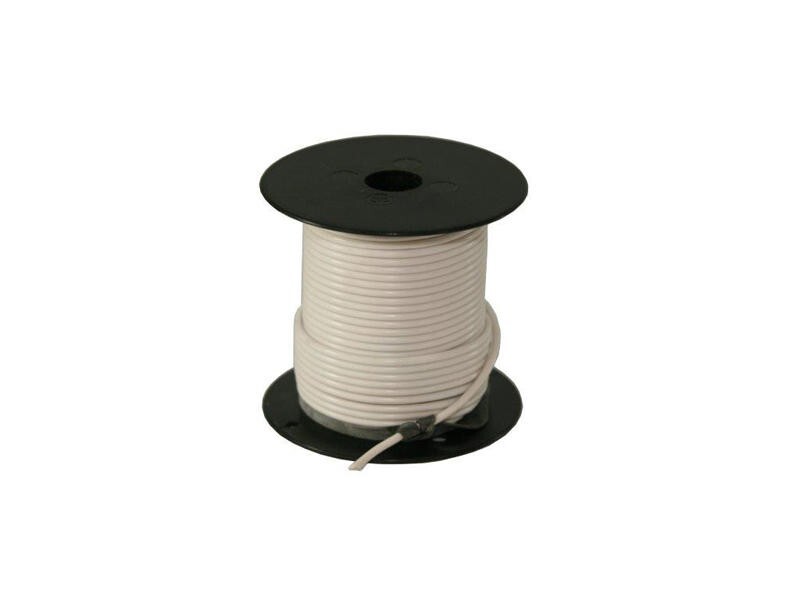 16 Gauge Primary Wire - White - 100 Feet