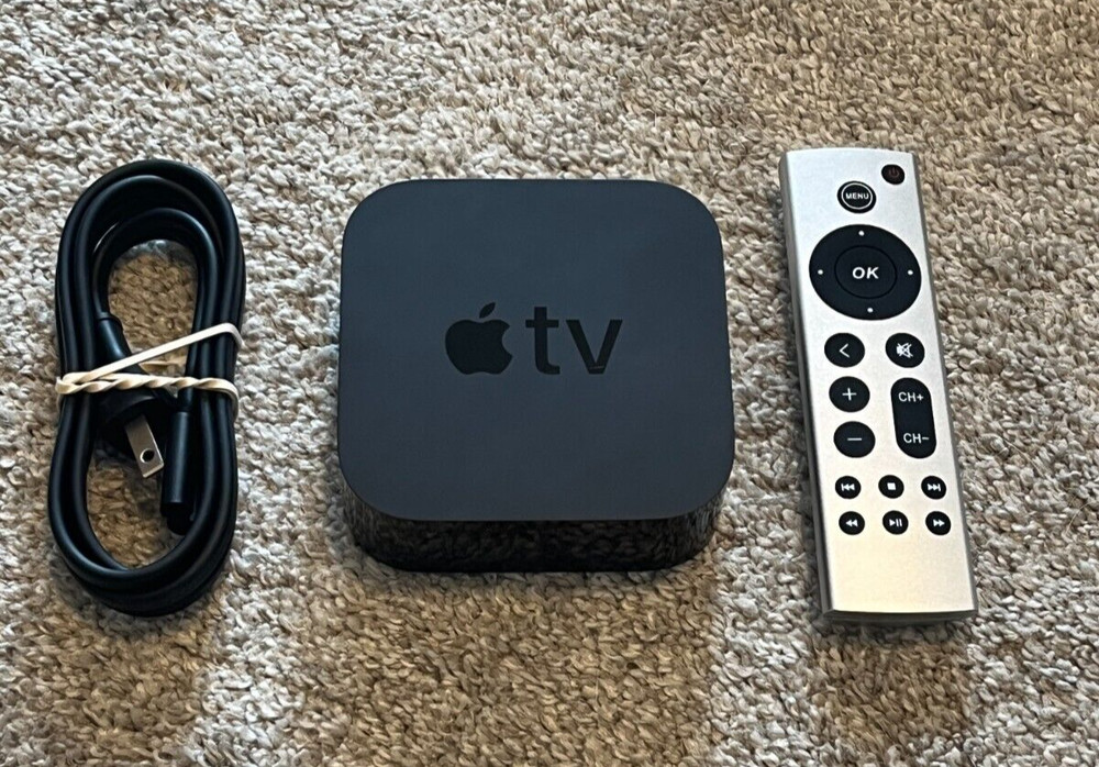 Apple TV (4th Generation) HD Media Streamer -- A1625 -- Fully Functional!