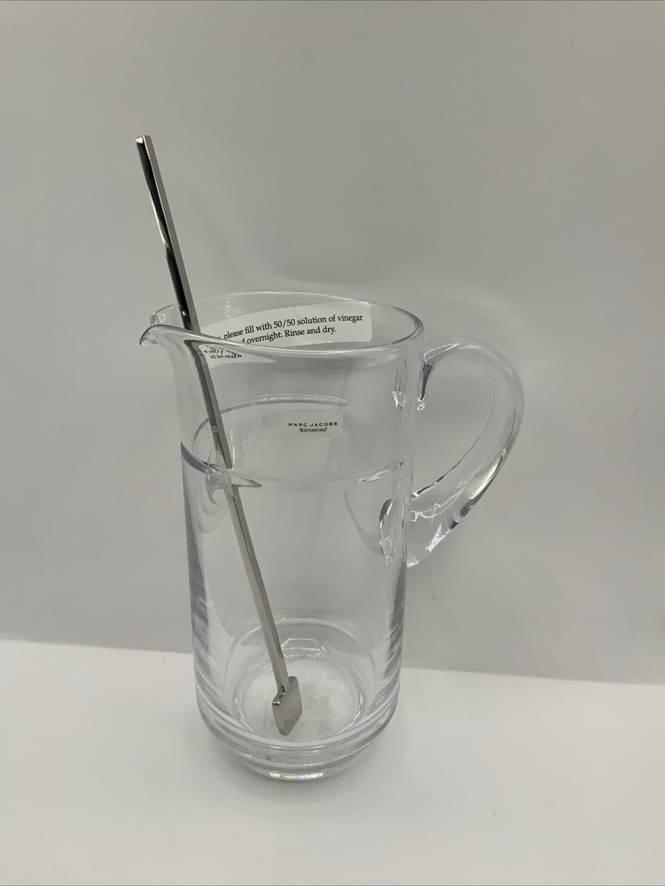 Marc Jacob’s Waterford Pitcher And Stirrer