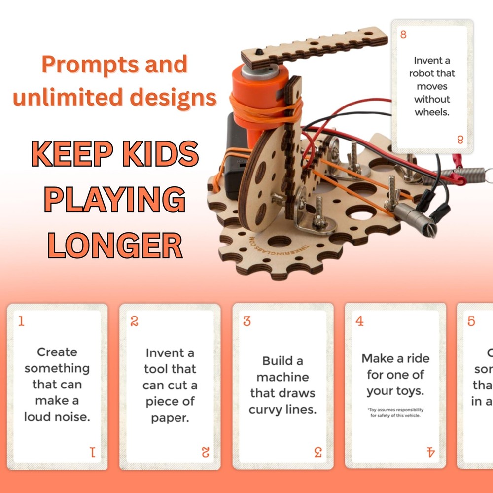 Tinkering Labs Robotics Engineering Kit | Designed by Scientists | 50 Plus P...