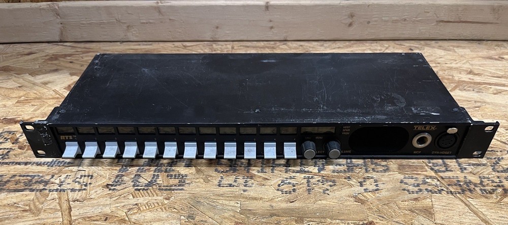 UNTESTED TELEX RTS KP12LK-5 BLACK 12 Position Lever Key Panel Intercom