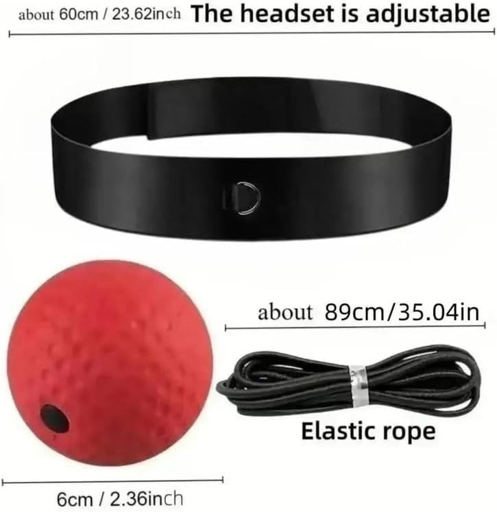 Boxing Reflex Ball with Adjustable Headband and String for Reaction Training