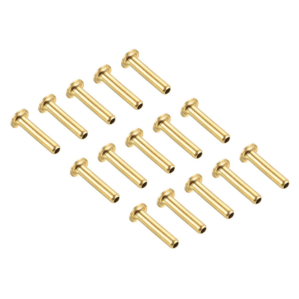 15pcs 2mm Tube Brass Compression Insert Tube Support Compression Sleeve Fitting