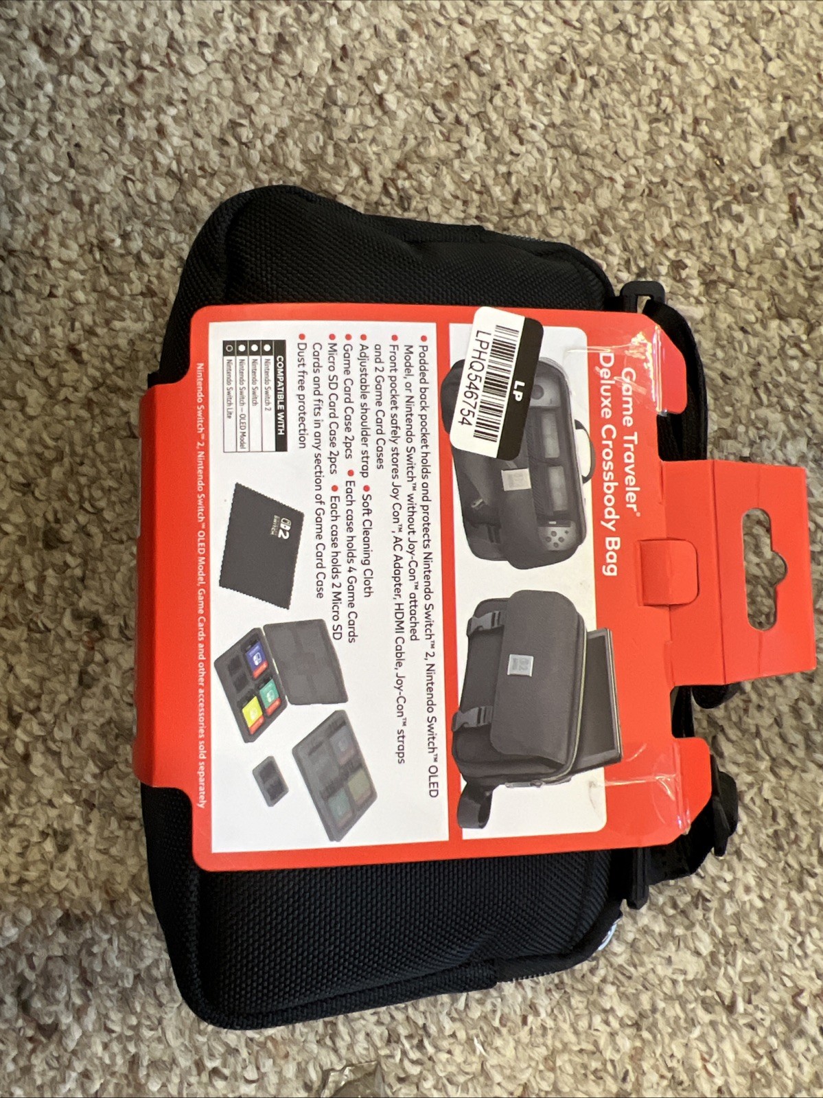 RDS Industries - Nintendo Licensed Game Traveler Deluxe Crossbody Bag Case fo...