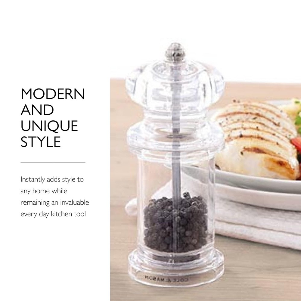 Cole & Mason 505 Refillable Spice Mill - Kitchen & Home Accessory - Table Pep...