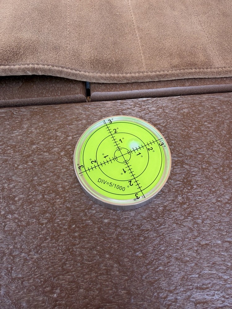 Horizontal Bubble Level 2.5 Inches Precision Bulls-eye Circular Bubble Level